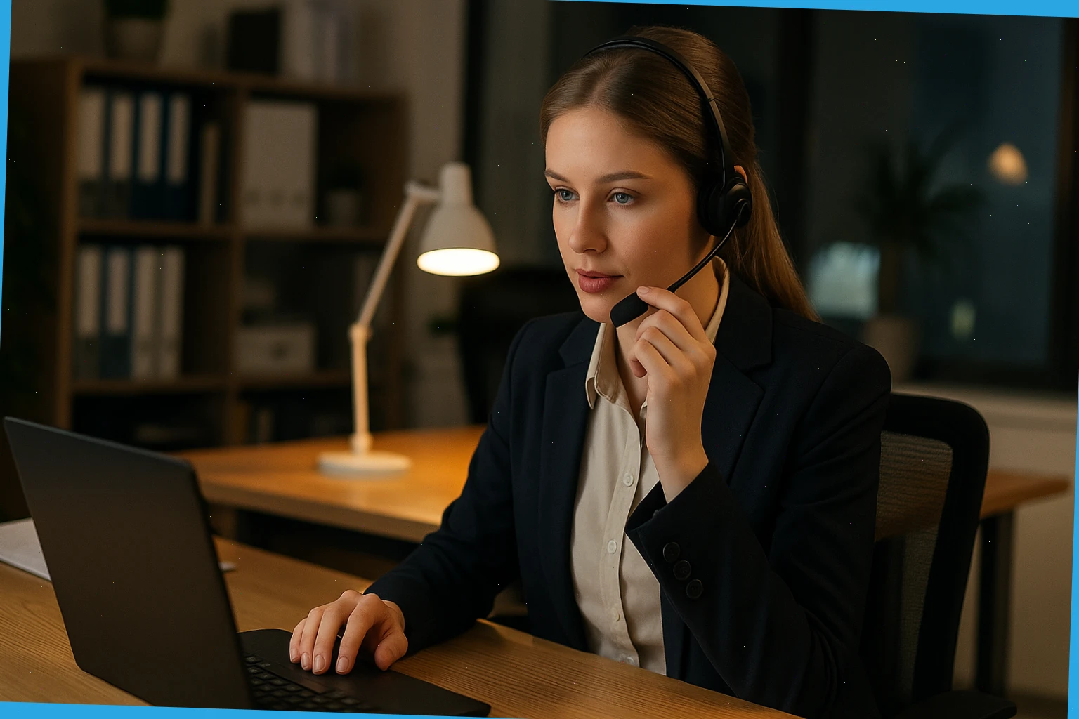 Grace Whitfield coordinating evening shift